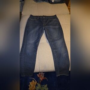 Lucky Brand Men's Dark Blue Straight Jeans